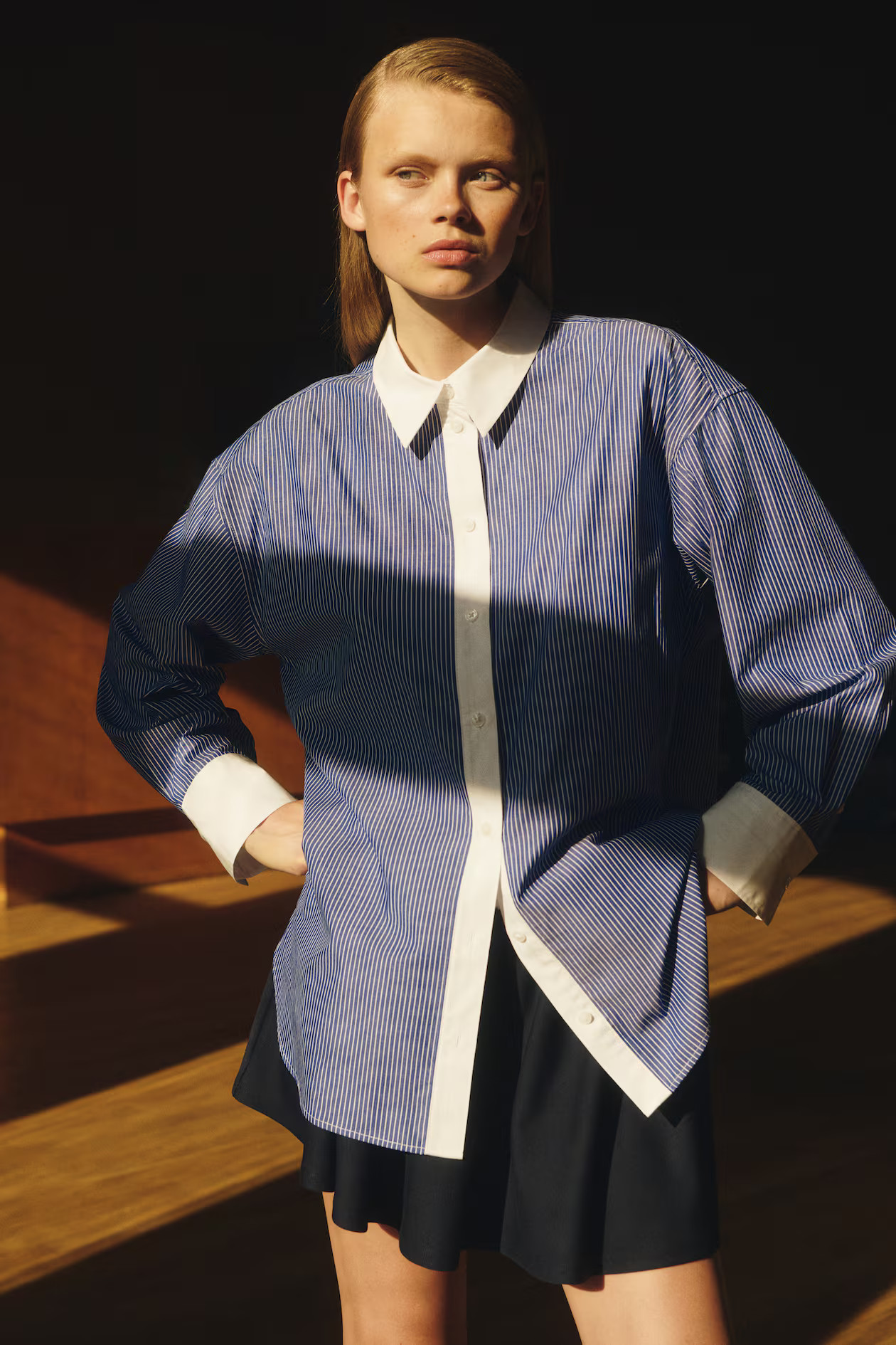 Oversized Poplin Shirt | H&M (US + CA)