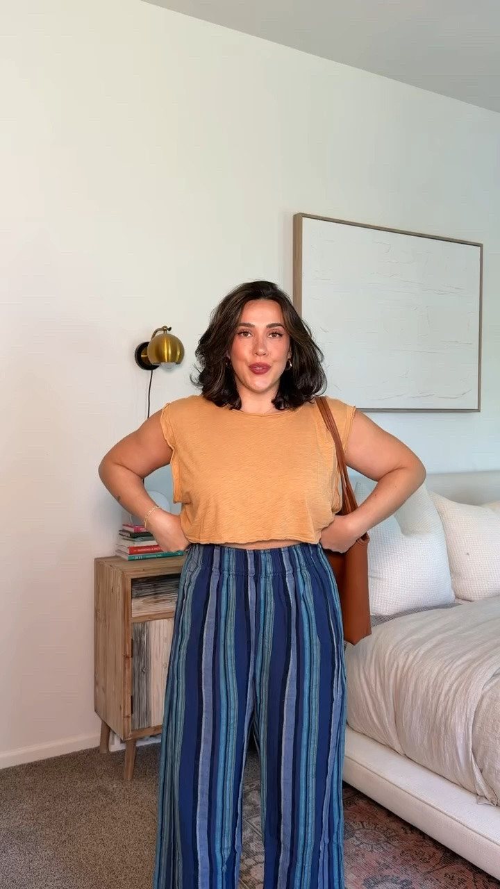 The outfit I have on repeat right now! So dang flattering & comfy! Perfect summer outfit :) size M pants, L tee!

#LTKSeasonal #LTKMidsize #LTKootd