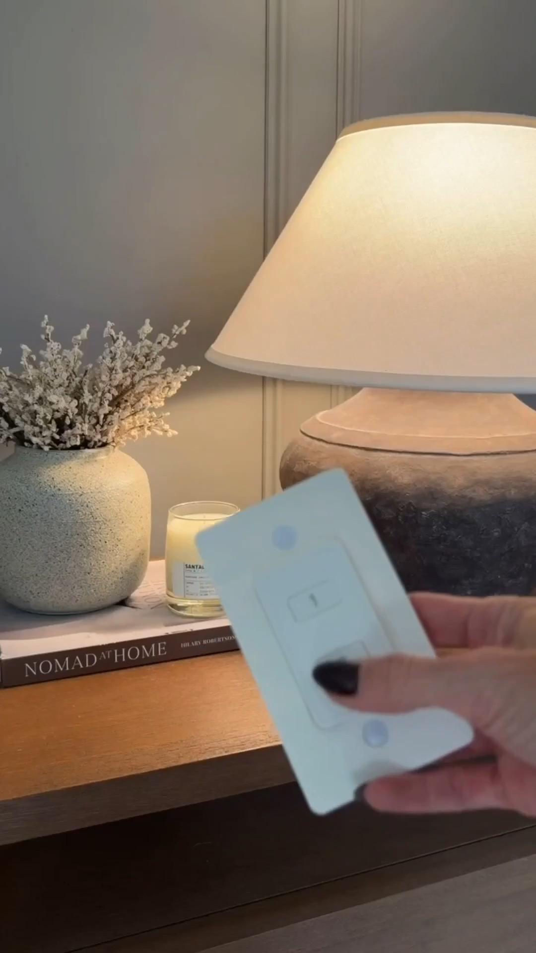 The best hack for adding an extra light “control panel” without hardwiring! Comes with 2-3 outlets pre programmed numbered to 1-3. This is a must have so you don’t have to manually turn on or plug in your Christmas decor, table lamps, etc!!

#LTKHome