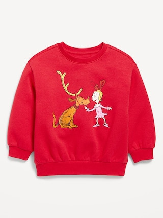 Dr. Seuss™ Grinch Unisex Crew-Neck Sweatshirt for Toddler | Old Navy (US)