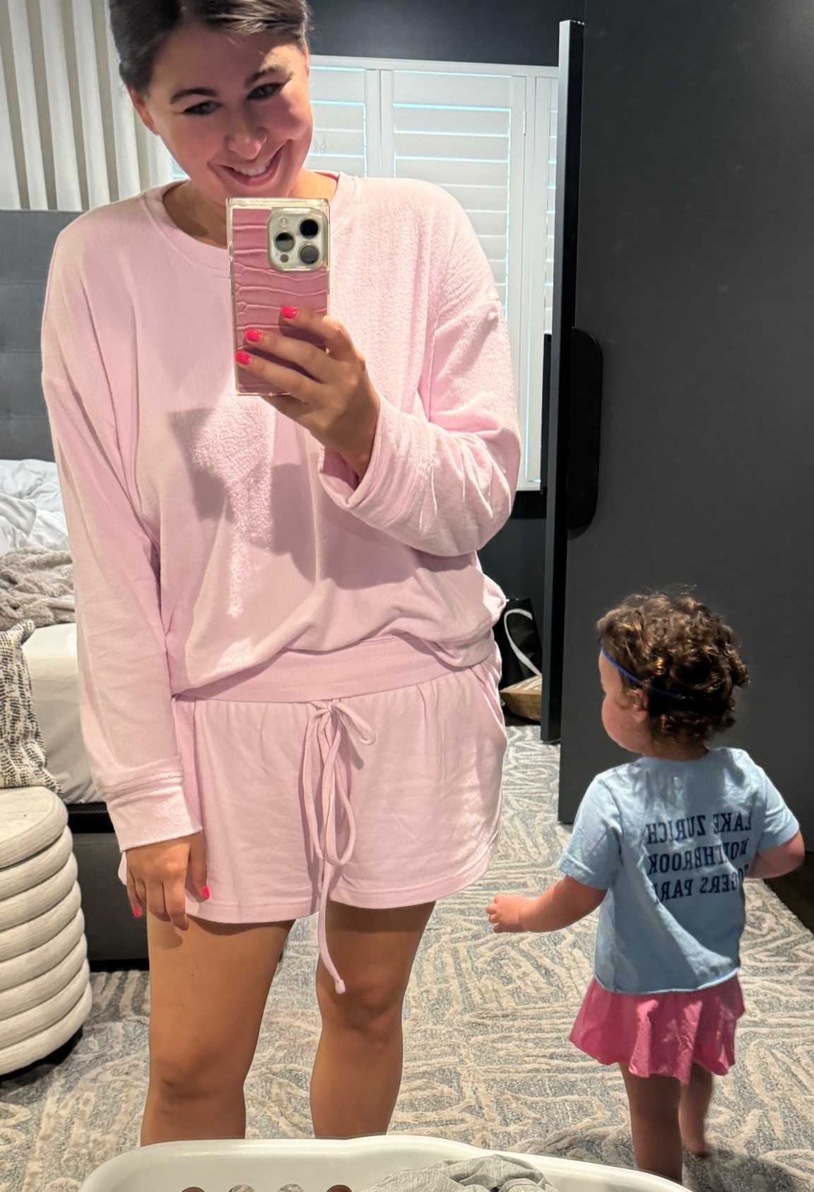 THESE ARE THE SOFTEST PAJAMAS I'VE EVER OWNED! Yes, the all caps is warranted lol. They are amazing and come in a set! There are different colors but I had to get pink because Demi girl wouldn't have it any other way!!

Im wearing a size XL (I sized up for an oversized comfy fit!)

#LTKMidsize #LTKStyleTip #LTKTravel