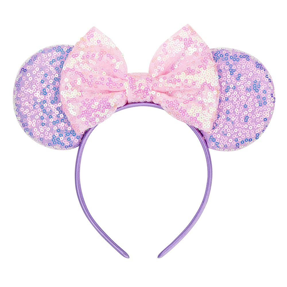 Mouse Ears Bow Headbands, Purple Rapunzel Inspired Minnie Ears, Princess headband Cosplay Costume... | Amazon (US)