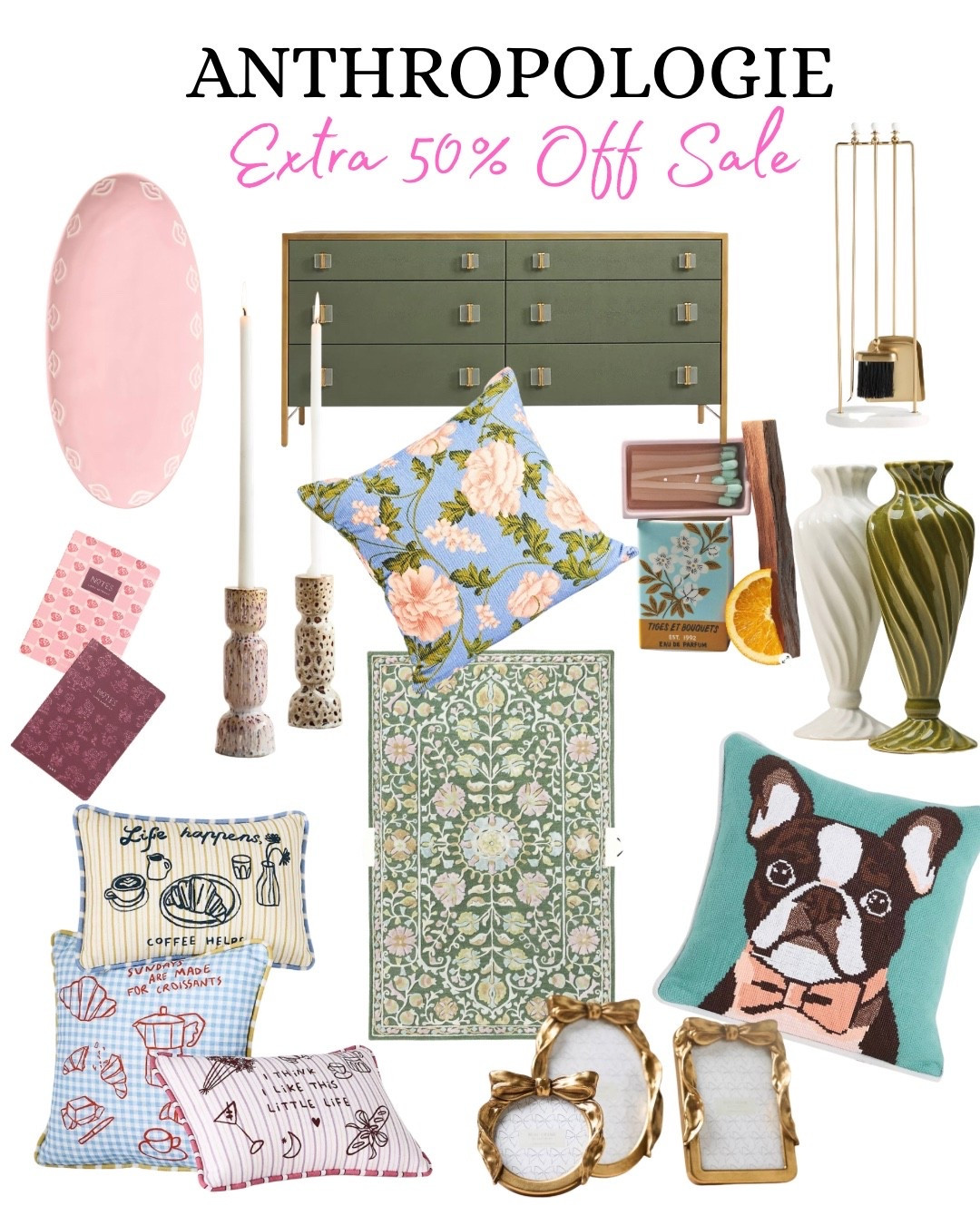 Extra 50% off at @Anthropologie  and the home finds are so good right now 🤍

From statement pillows to chic decor pieces, this is the perfect time to refresh your space for spring 🌸✨

#LTKHome #LTKSaleAlert