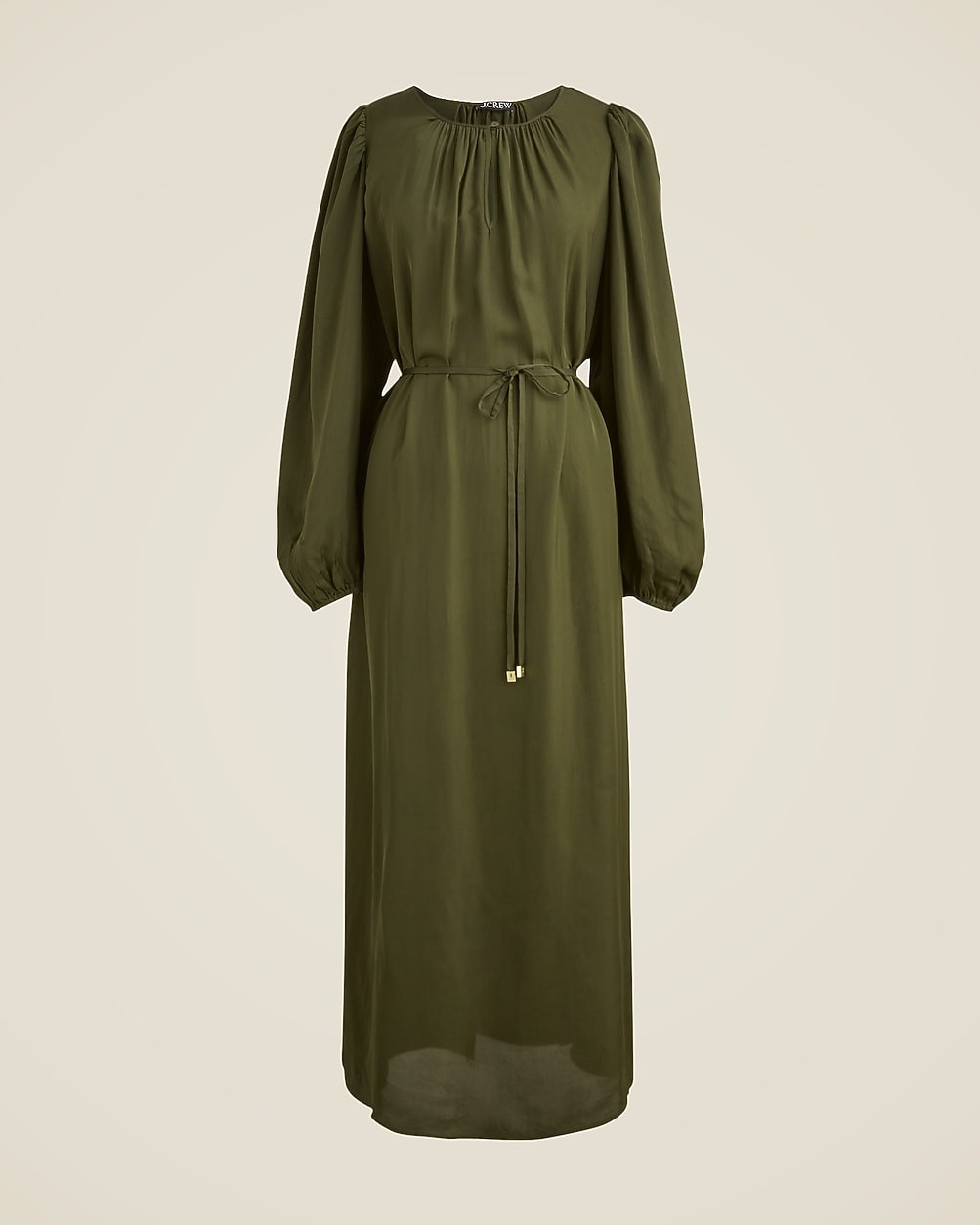 Drapey tie-waist dress | J. Crew US