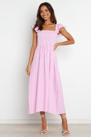 Daniela Dress - Pink Stripe | Petal & Pup (US)