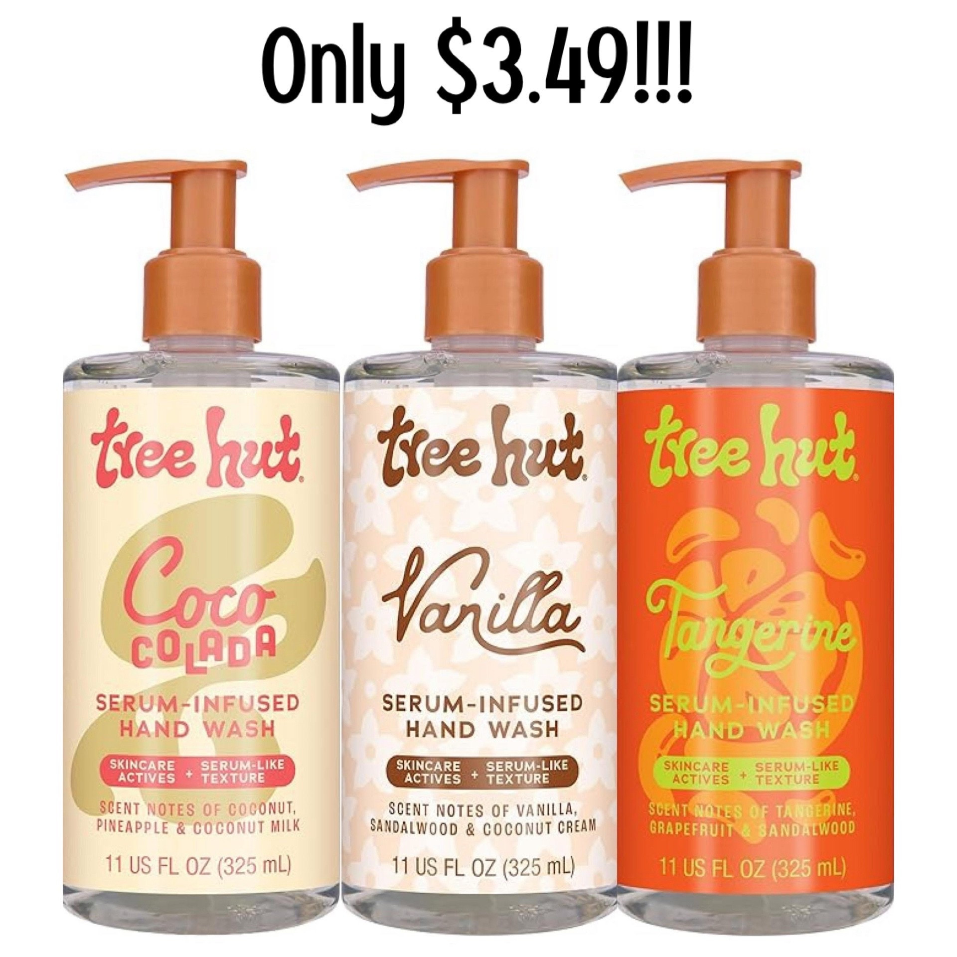Good Morning! The viral Tree Hut Serum-Infused Hand Wash is on sale for only $3.49 today in these scents - the LOWEST this has ever been offered at (normally $6.99!)! It has become an ongoing top seller at Amazon’s since it’s fantastic!! On top of smelling amazing, this clean hand soap is literally skin care for your hands, as it’s infused with hyaluronic acid and ceramides. If you deal with dry skin this time of year, this is a must have for hands 🫧 

#LTKBeauty #LTKSaleAlert #LTKHome