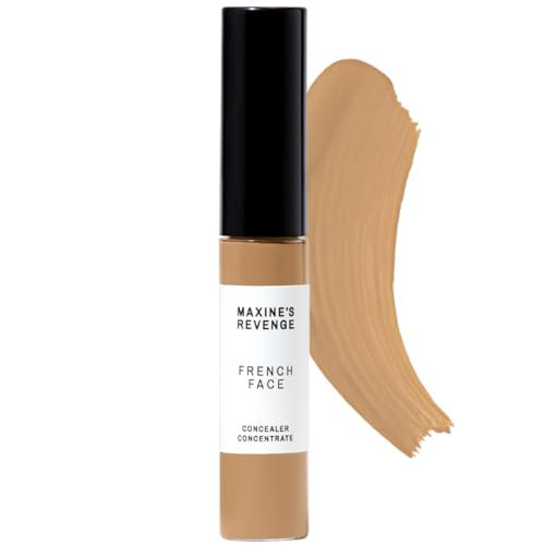 Maxine's Revenge FRENCH FACE Concealer Concentrate | Hydrate and Blur | Conceal, Highlight and Brontour with Lightweight Full-Coverage MEDIUM WARM BEIGE | Amazon (US)