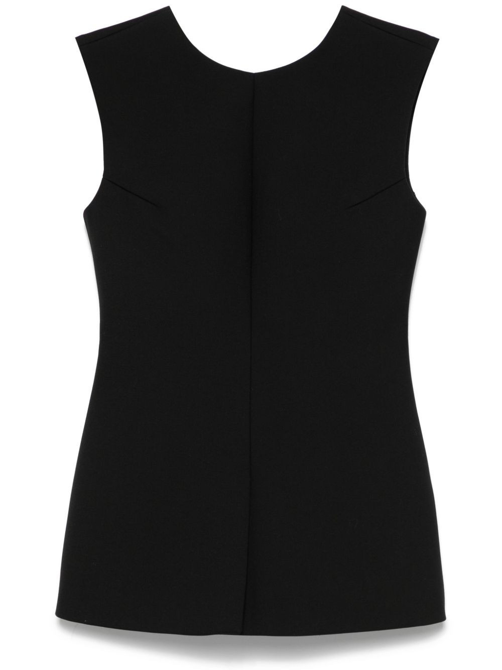 Róhe open-back top - Black | Farfetch Global