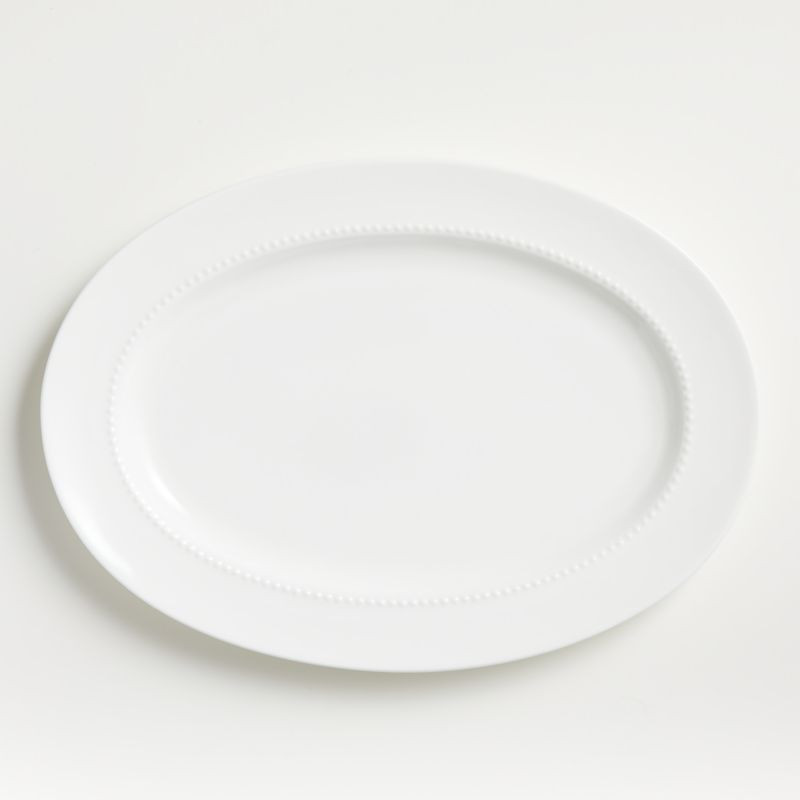 White Bone China Platter + Reviews | Crate & Barrel | Crate & Barrel