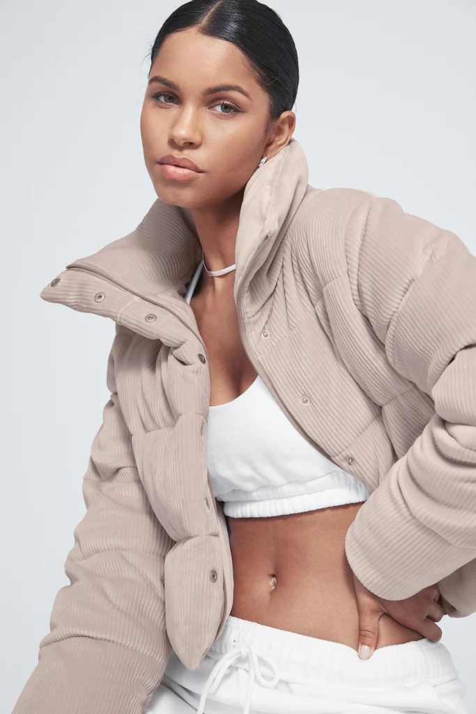 NewRibbed Velour Gold Rush Puffer$248$248 | (2)or 4 installments of $62 by | Alo Yoga (US)