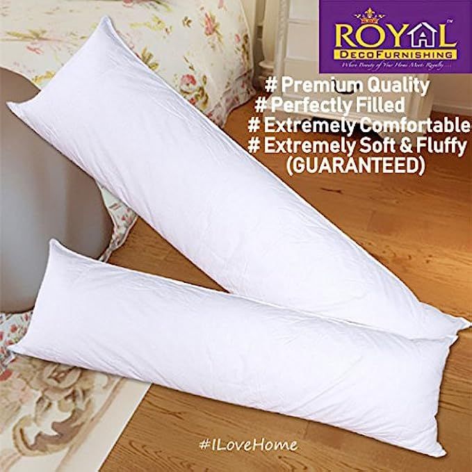 Royal DecoFurnishing EXCLUSIVE, FIRST TIME ON AMAZON!. 5 ft Long Body Rectangular Pillow Insert/Fill | Amazon (US)