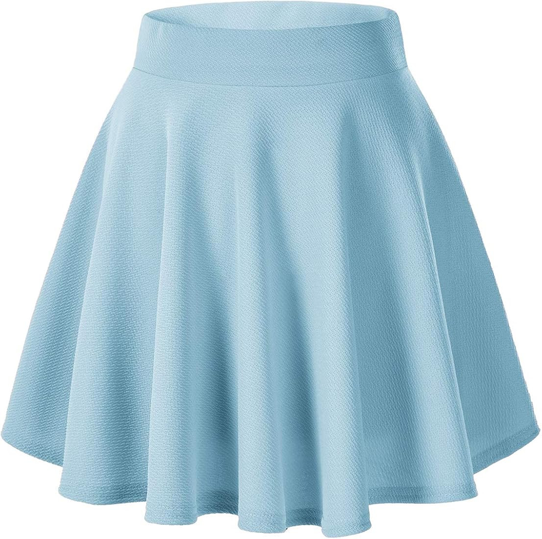 Urban CoCo Women's Basic Versatile Stretchy Flared Casual Mini Skater Skirt | Amazon (US)
