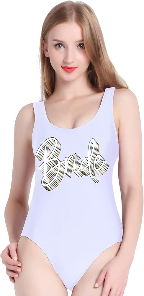 PINJIA Cute One Piece Swimsuit with High Cut and Low Back for Women Bathing Suits | Amazon (US)