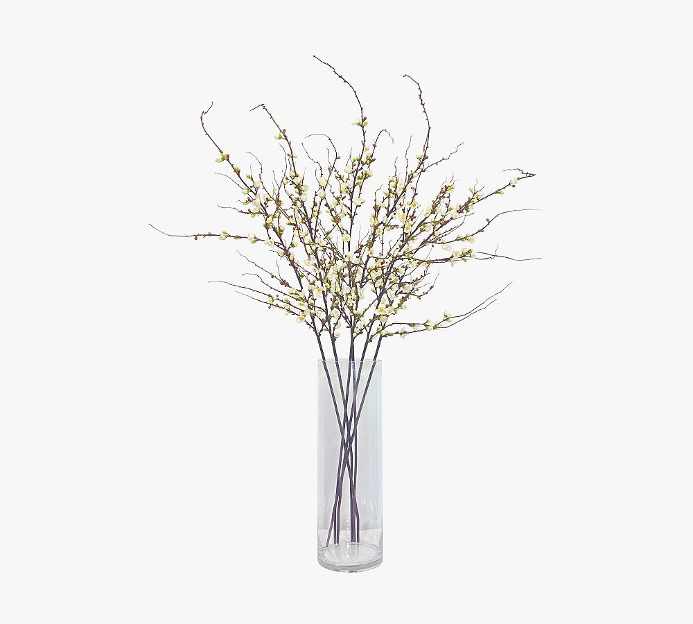 Faux Peach Blossom Half Dozen Stems | Pottery Barn (US)