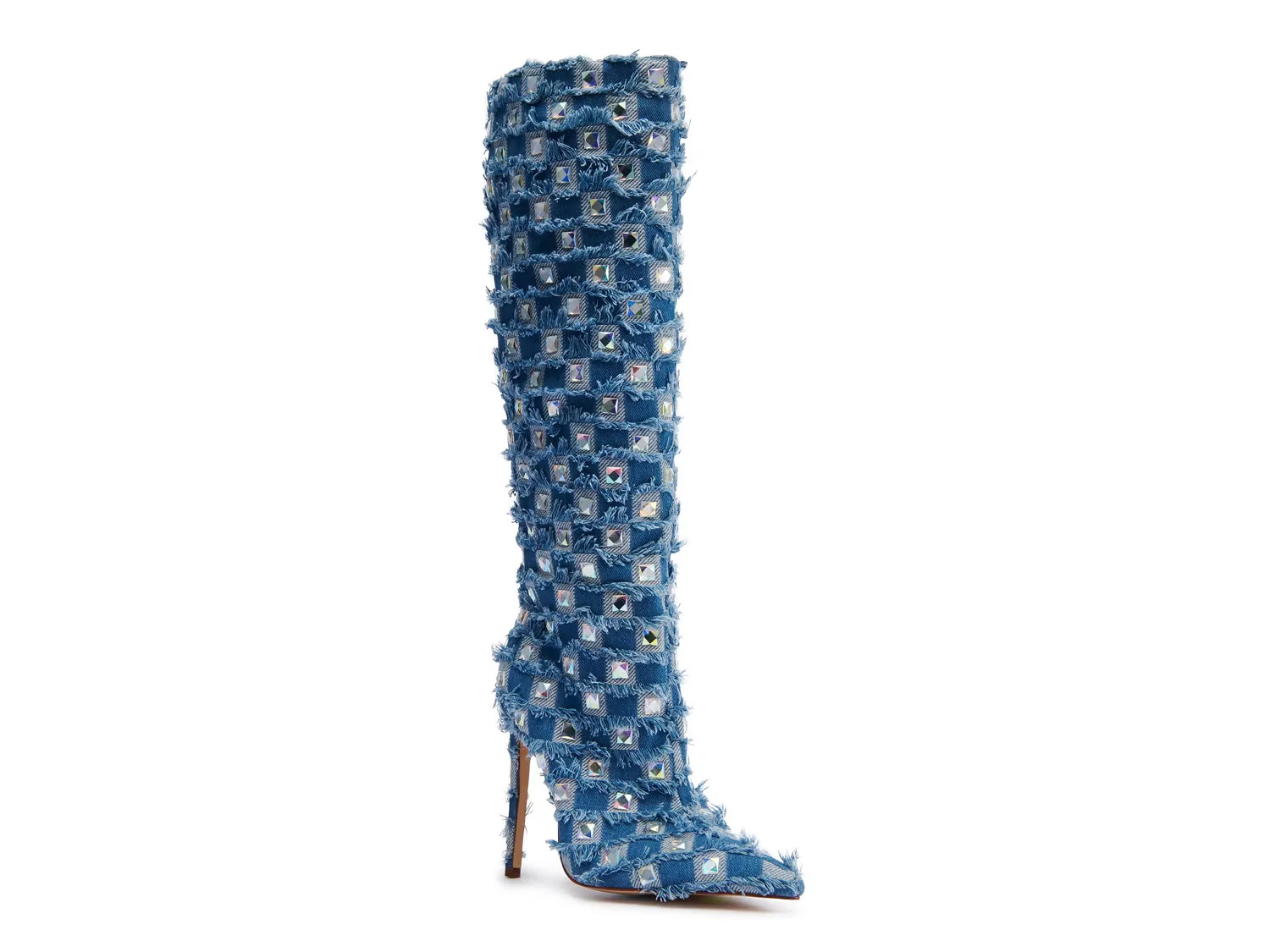 Azalea Wang Eve Boot | Women's | Blue | Size 8.5 | Boots | Stiletto | DSW