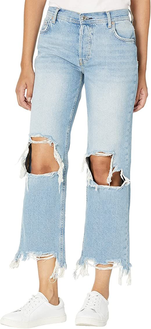 Free People Maggie Mid-Rise Straight Jeans | Amazon (US)