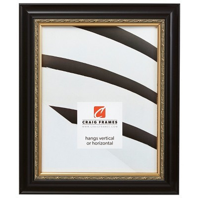 Ruskin 8.5x11 inch Black and Gold Single Image Picture Frame | Target