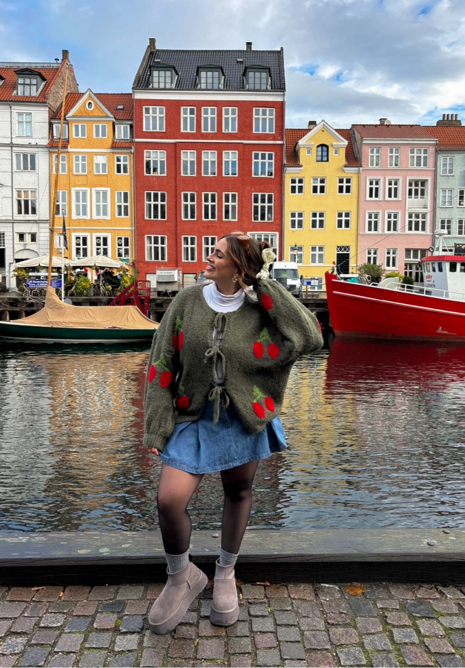 the cutest coziest little copenhagen ‘fit🥹🍒 got this sweater at a boutique on this trip but linking what looks to be the same exact sweater on amazon 🫶🏼🤍 

#LTKStyleTip #LTKSeasonal #LTKFindsUnder50