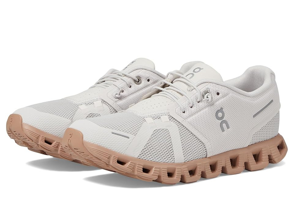 On Women's Cloud 5 Women's Shoes Sand/Rosebrown : 6.5 M, Fabric/Manmade | Zappos
