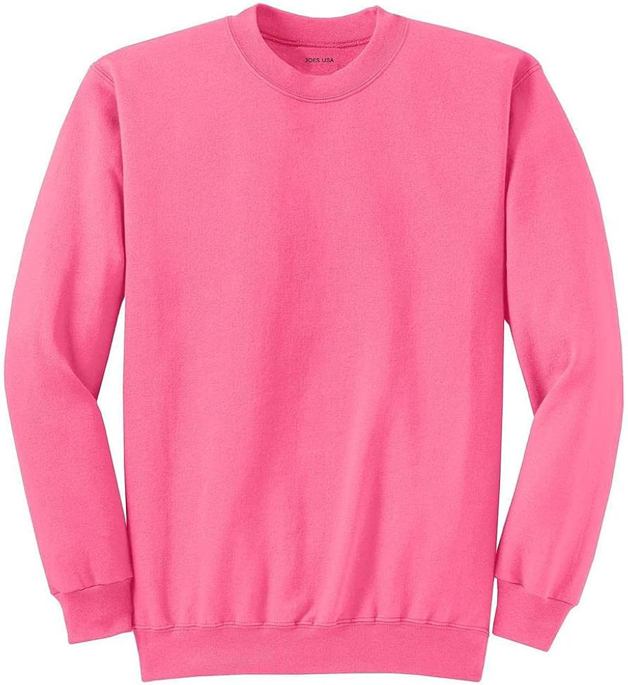 Adult Soft and Cozy Crewneck Sweatshirts in 28 Colors in Sizes S-4XL | Amazon (US)