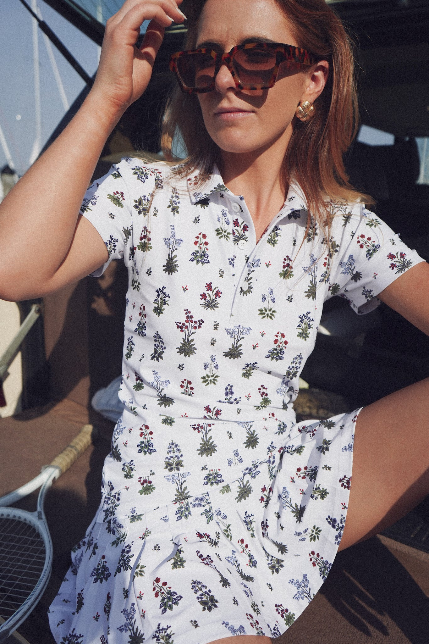 The Reagan Top - Meadows Kiss White | Smith and Quinn