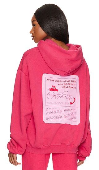 x REVOLVE Call Us Hoodie in Magenta | Revolve Clothing (Global)