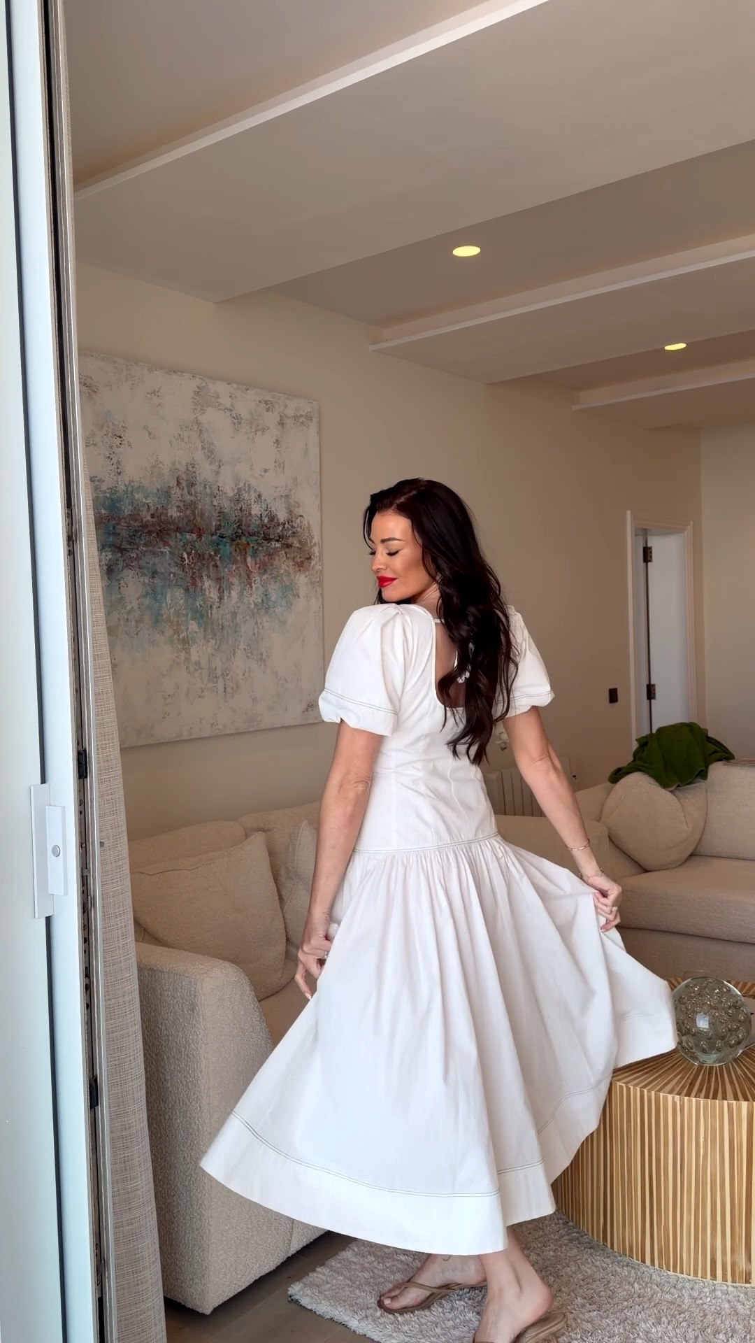 Dress & lip combo tagged