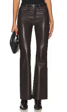 Citizens of Humanity Recycled Leather Lilah Pant in Chocolate Torte from Revolve.com | Revolve Clothing (Global)