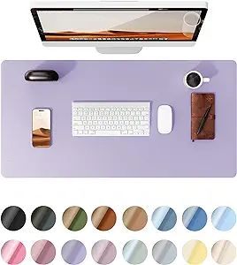 YSAGi Leather Desk Pad Protector, Office Desk Mat, Large Mouse Pad, Non-Slip PU Leather Desk Blot... | Amazon (US)