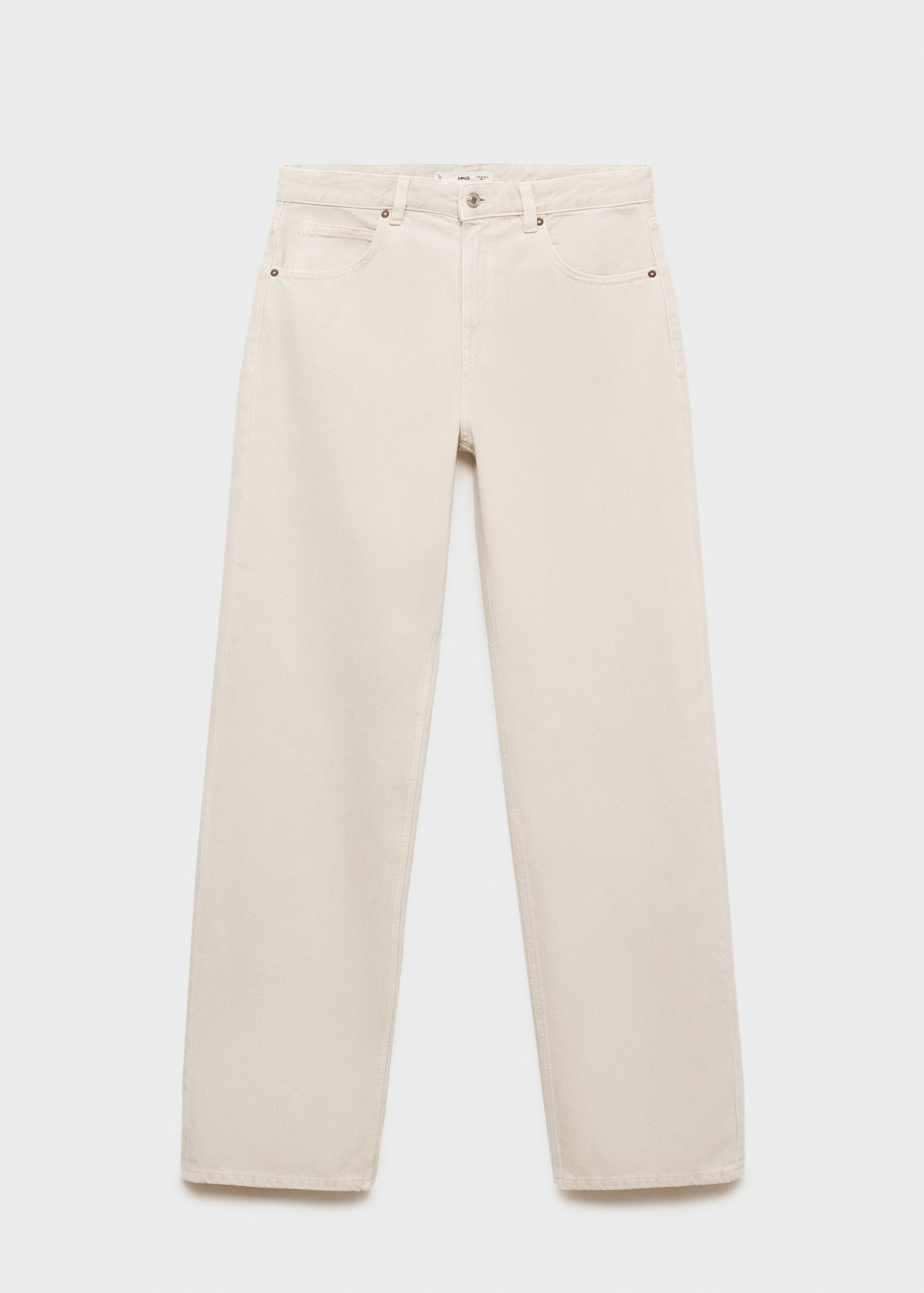 Miami medium-rise straight-fit jeans | MANGO (UK)