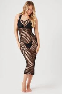 Netted Swim Cover-Up Dress | Forever 21 (US)