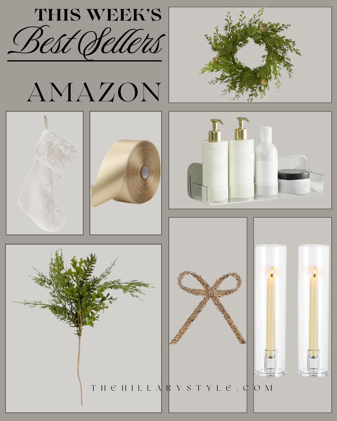 This Week’s Amazon Best Sellers: Home ✨
Timeless holiday décor favorites — classic greenery, warm neutrals, and elevated home details that create a cozy, curated feel all season long 🤍
#ltkhome #ltkbestsellers #holidaydecor #neutralholiday #cozyhome 

 #LTKHoliday #LTKSeasonal #LTKHome