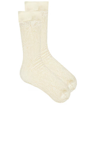 Rosa Lace Knee High Socks | FWRD 