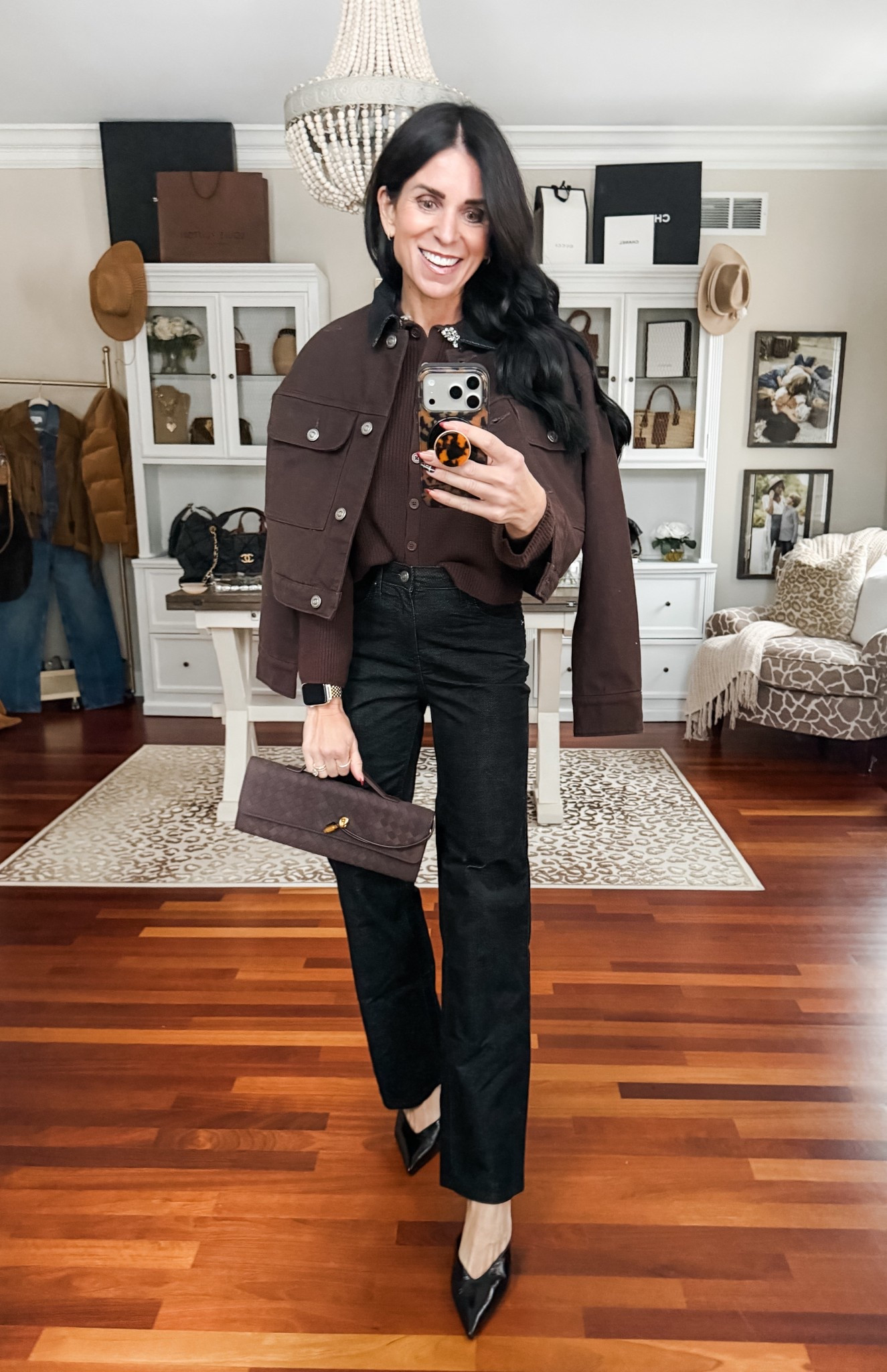 Wearing a 0 in pants they run big
XS sweater and small jacket :)

#LTKSeasonal #LTKFindsUnder50 #LTKHoliday