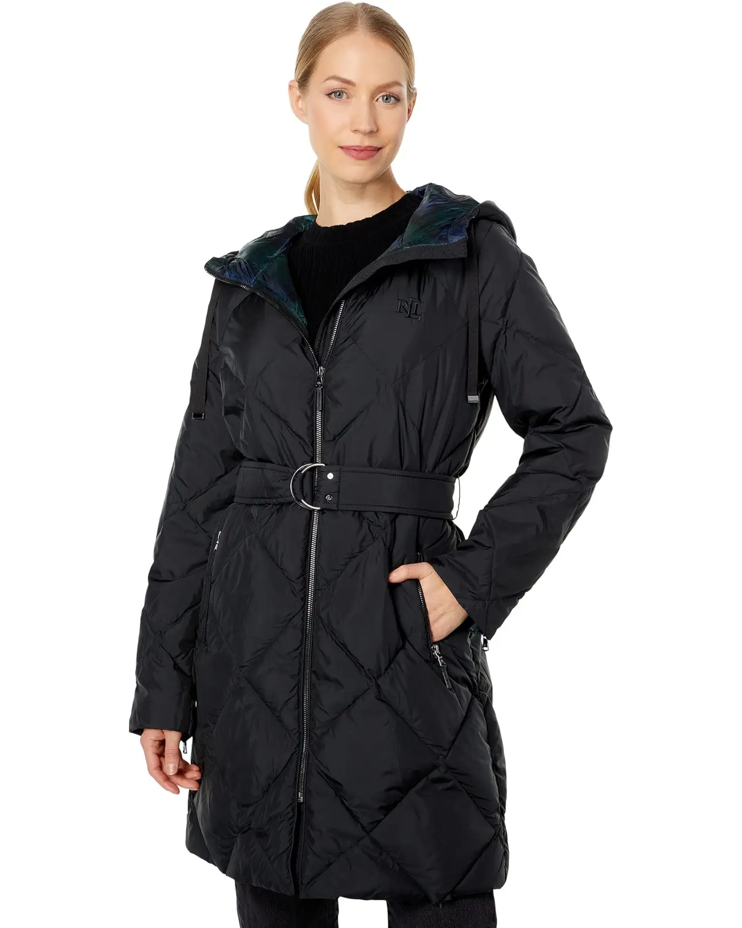 LAUREN Ralph Lauren Diamond Down Coat | Zappos
