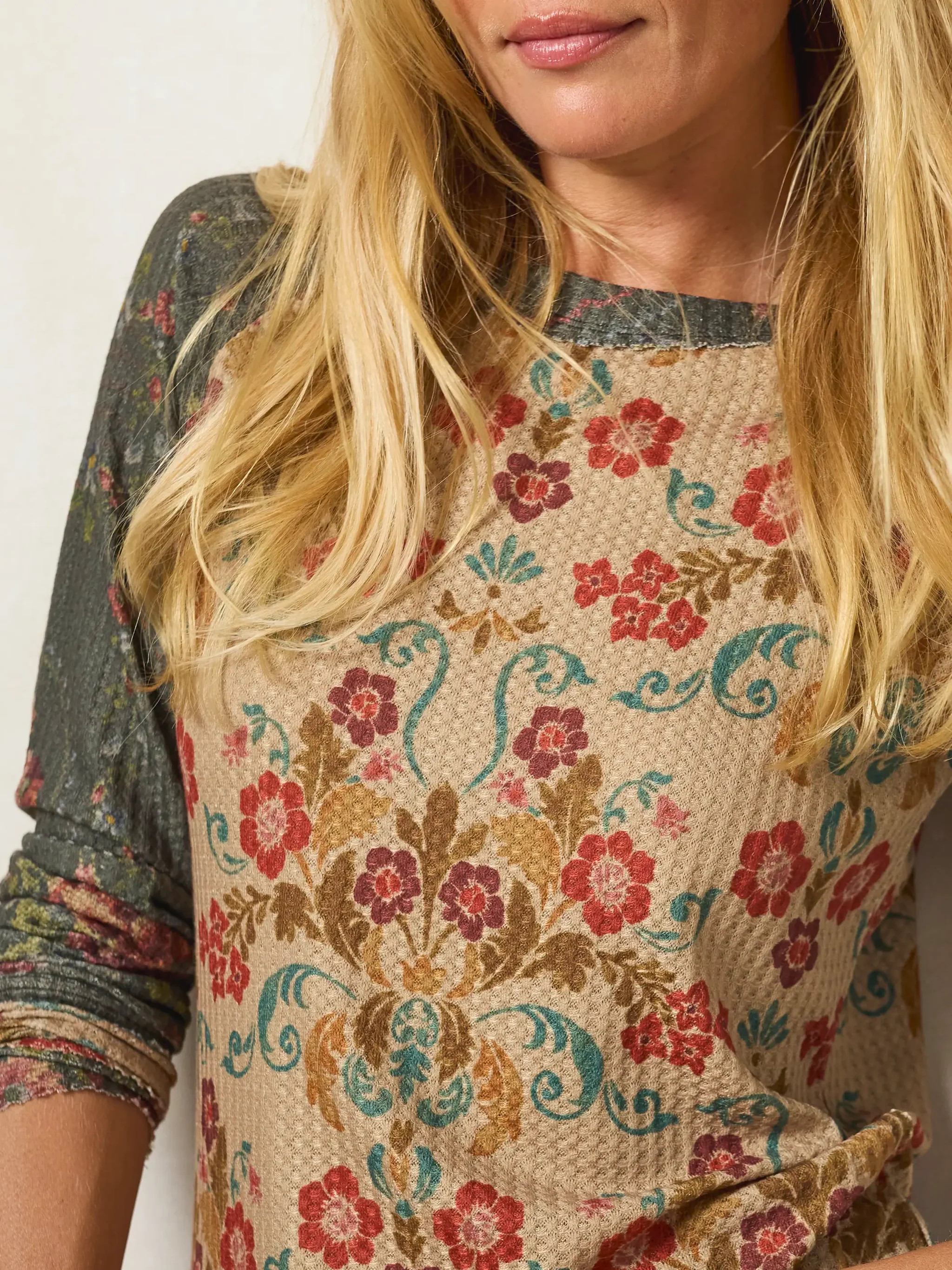 Elle Raglan Thermal Top | Natural Life