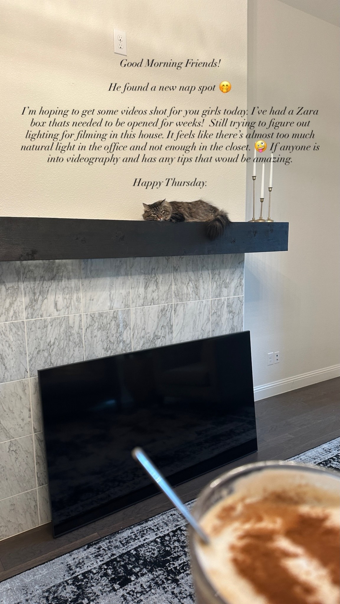 Good morning 🌿
Gratitude turns ordinary mornings into something holy. What’s one small thing you’re thankful for today? I’ll go first: slow mornings and second cups of coffee. 

#ThankfulThursday #ChristianWomen #FaithCommunity #GratitudePractice #MorningRoutine #PeacefulLiving #Over40Faith #EverydayGrace

#LTKdayinmylife #LTKmomlife #LTKmorningroutine