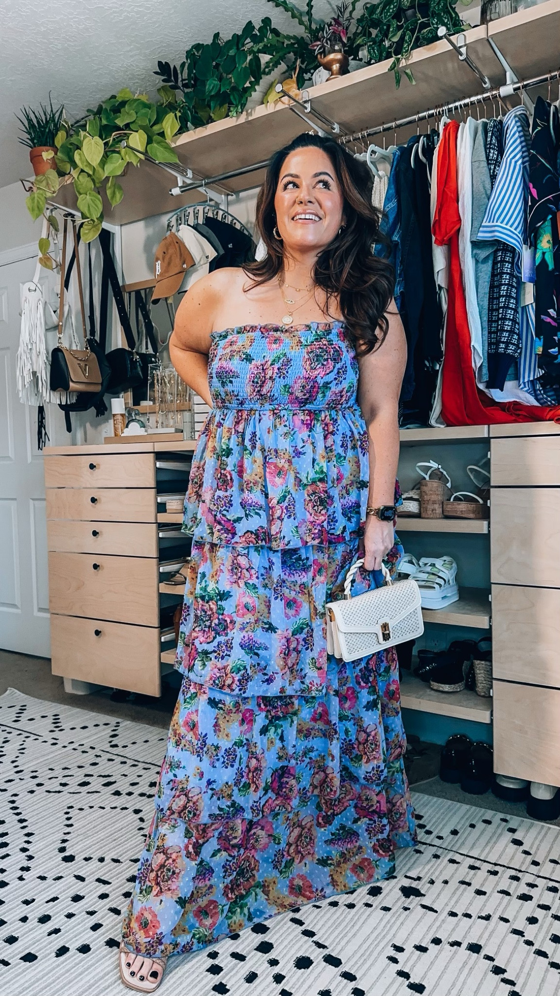 Spring midsize special occasion maxi dress wearing a size 12 would be perfect for a wedding 