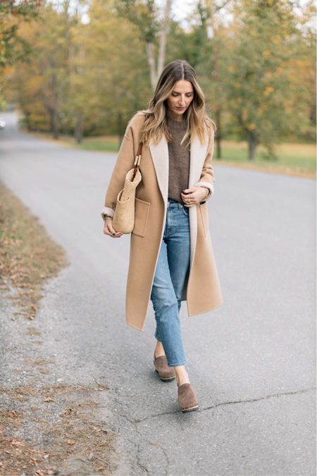 Camel coats for fall. This one is old from Eileen fisher so I’ve linked to similar. Love these clogs from M. Gemi and they come in shearling
Now too  

#LTKSeasonal #LTKworkwear #LTKstyletip