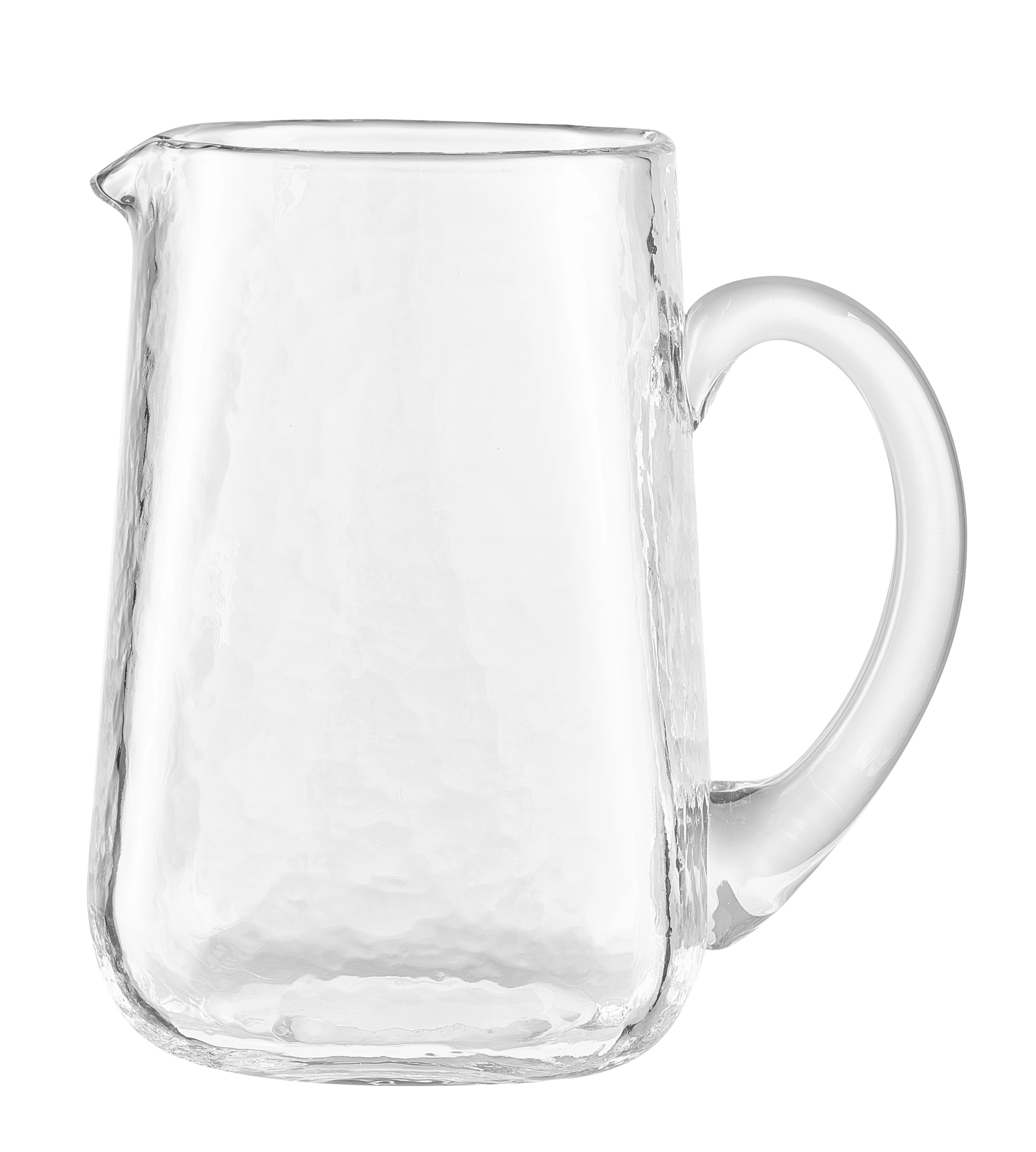 Better Homes & Garden Square Hammered Glass Pitcher Clear | Walmart (US)