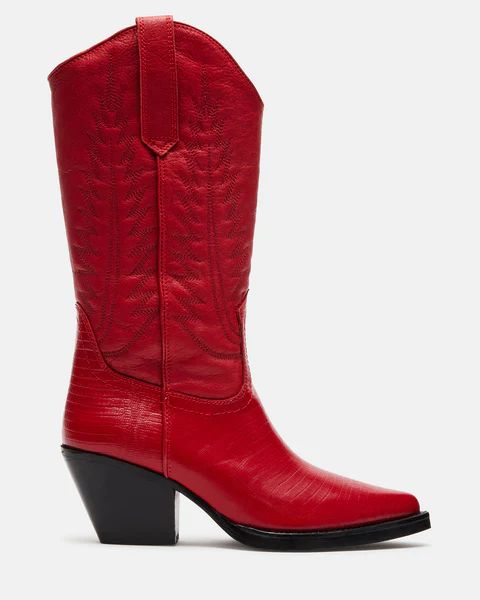 HUNTIN RED LEATHER | Steve Madden (US)
