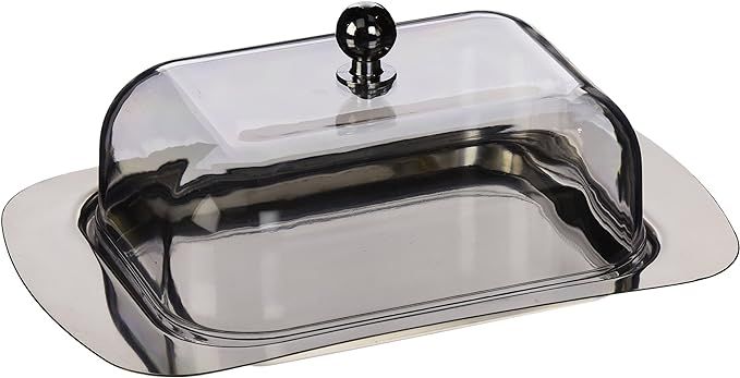 ExcelSteel # Stainless Steel Butter Dish | Amazon (US)