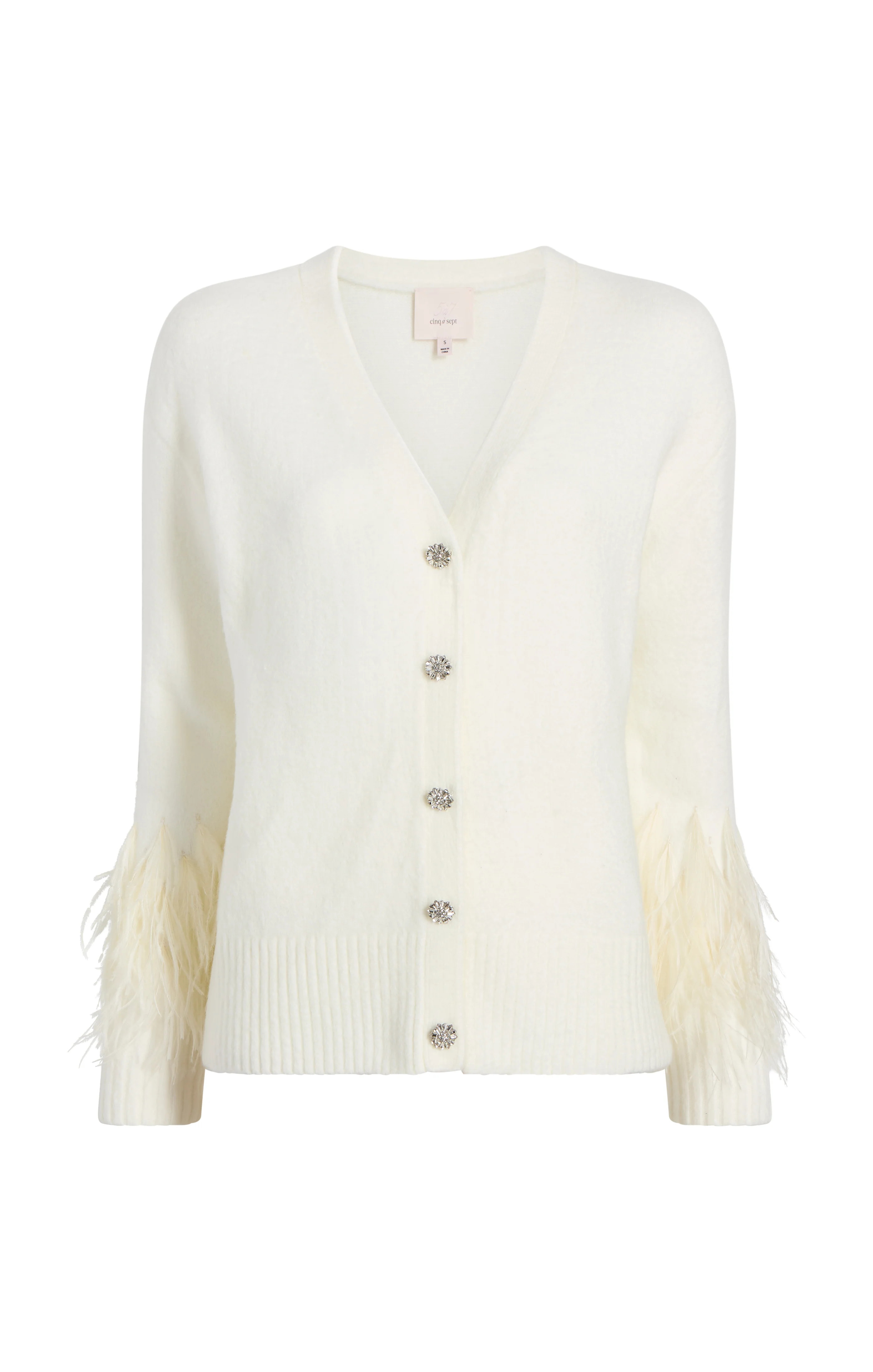 Briana Cardigan XS / Ivory | Cinq à Sept