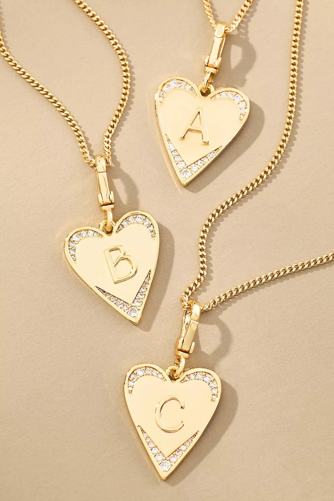 Monogram Heart Necklace | Anthropologie (US)