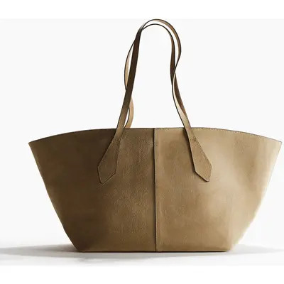 H&M Suede Shopper in Beige at Nordstrom | Nordstrom