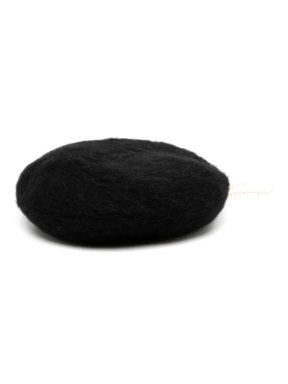 Jennifer Behr bow beret - Black | Farfetch Global