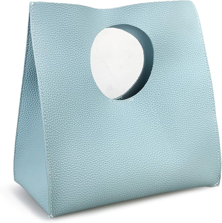 HOXIS Vintage Minimalist Style Soft Pu Leather Handbag Clutch Small Tote | Amazon (US)