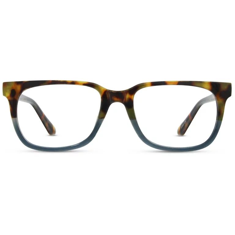 Jonas Paul Eyewear Blue Light Glasses Tortoise / Blue Fade, Magnifying Acrylic Lens, Unisex, 2.00 | Walmart (US)
