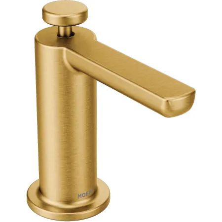 Moen S3947BG Brushed Gold Deck Mounted Soap Dispenser with 18 oz Capacity | Build.com, Inc.