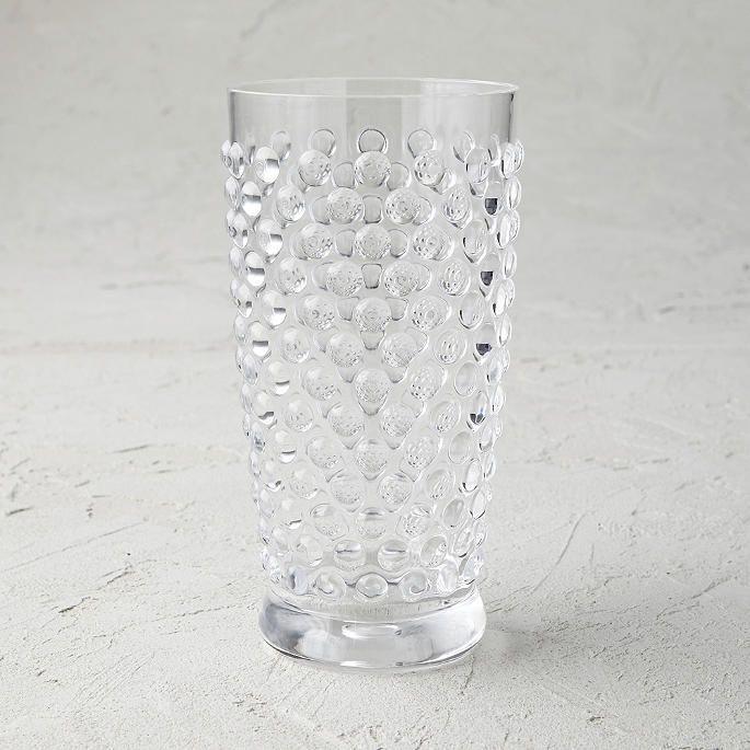 Porter Hobnail Acrylic Drinkware, Set of Six | Frontgate | Frontgate